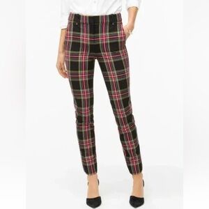 NWT J. Crew Factory Ruby Full Length Pant, Stewart Tartan Plaid, BC606, Size 8